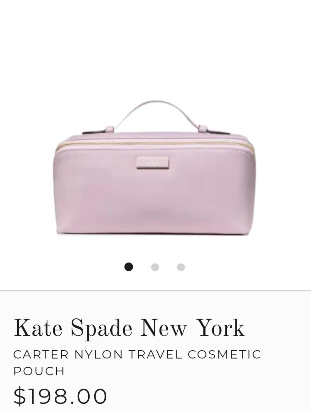 Kate Spade Makeup Travel Pouch